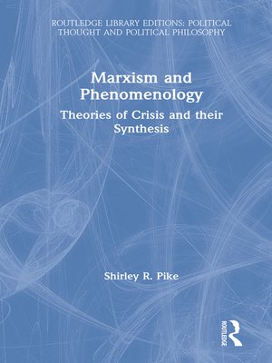 cover image of Marxism and Phenomenology